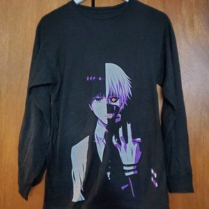 Tokyo Ghoul for Hot Topic 1000-7 Ken Kaneki Anime Long Sleeve T-Shirt
